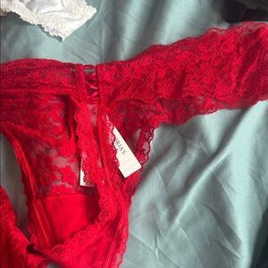 H&M Vibrant Red Lace Panties